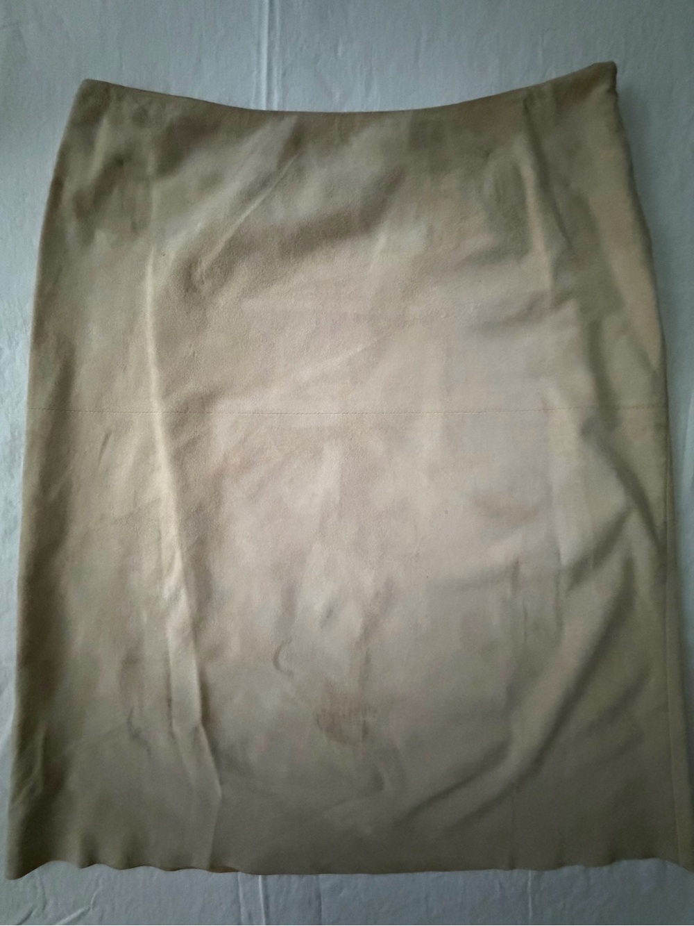 Michael Kors Beige Suede Pencil Skirt
